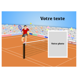 Tennis Masculin photomontage