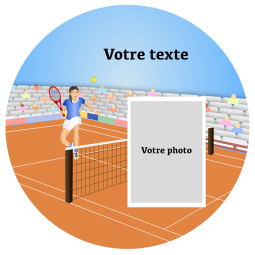 Tennis Féminin Photomontage