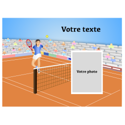 Tennis Féminin Photomontage