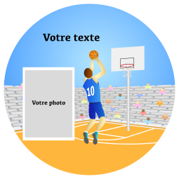 Basket Masculin Photomontage