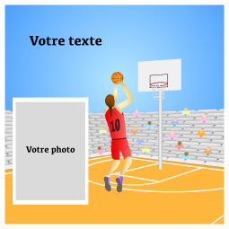 Basket Féminin Photomontage