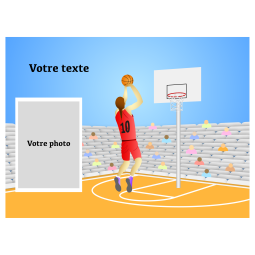 Basket Féminin Photomontage