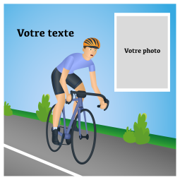 Cyclisme Photomontage