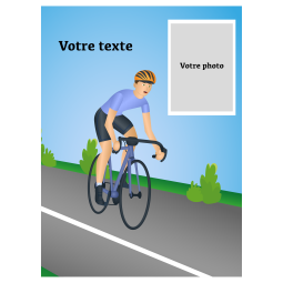 Cyclisme Photomontage