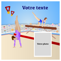 Gymnastique Photomontage