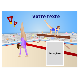 Gymnastique Photomontage