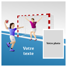 Handball Féminin Photomontage