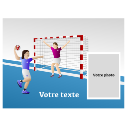 Handball Féminin Photomontage