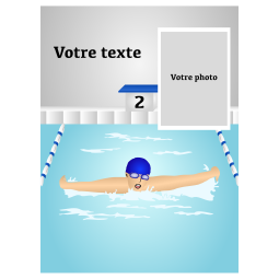 Natation Photomontage
