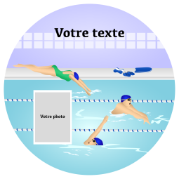 Natation Photomontage