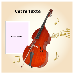 Contrebasse Photomontage