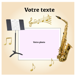 Saxophone Photomontage