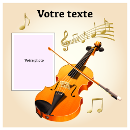 Violon Photomontage