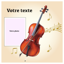 Violoncelle Photomontage