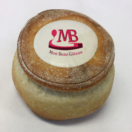 cupcake sur feuille comestible