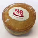 logo sur feuille comestible