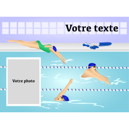 Natation Photomontage