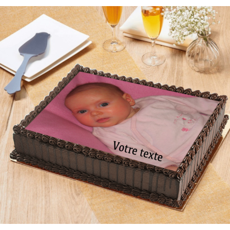 Votre photo ou votre création sur feuille comestible